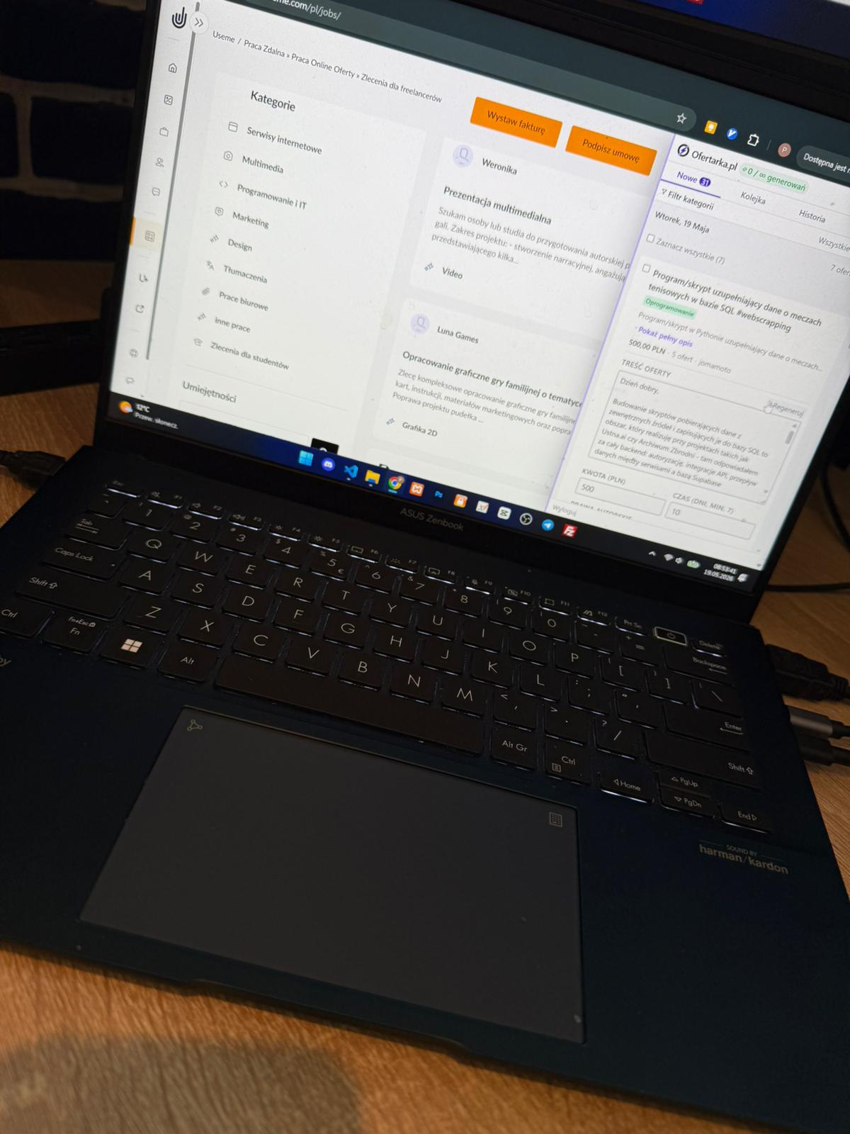 Workspace twórcy Ofertarka.pl — zdjęcie drugie